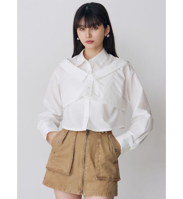 MURUA「レイヤードマルチウェイシャツ」|シャツ・ブラウス|