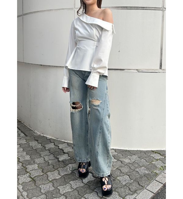 MURUA「ボウタイワンショルブラウス」|シャツ・ブラウス|