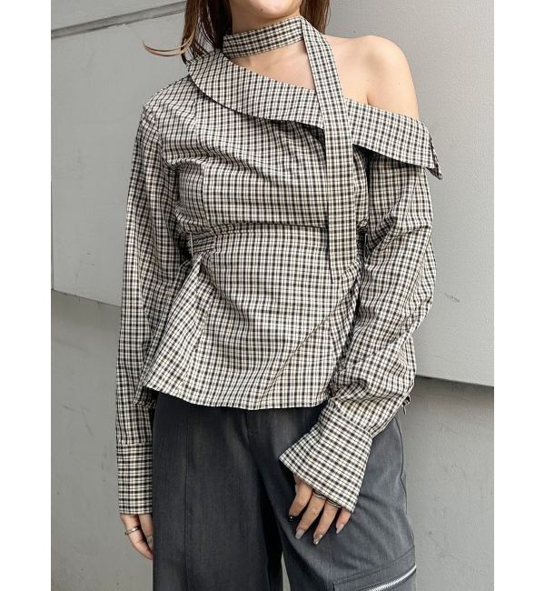MURUA「ボウタイワンショルブラウス」|シャツ・ブラウス|ライトミックス