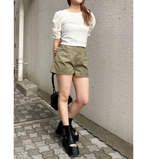 MURUA「ウォッシュショートパンツ【セットアップ着用可】」|その他|