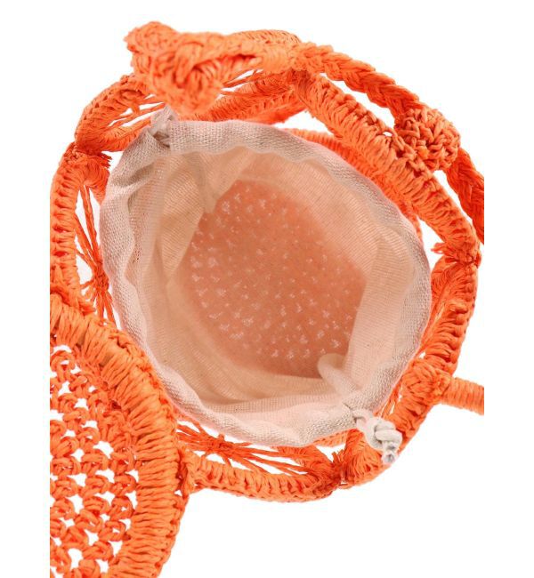 Ungrid「カラーモチーフカゴBAG」|かごバッグ|