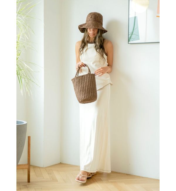 Ungrid「Miller別注 カラーステッチストレートスカート」|スカート|