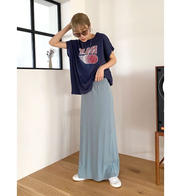 Ungrid「Miller別注 カラーステッチストレートスカート」|スカート|