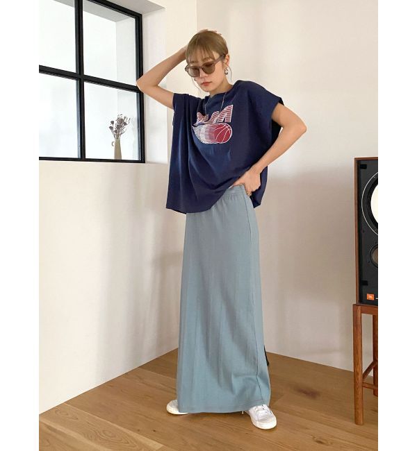 Ungrid「Miller別注 カラーステッチストレートスカート」|スカート|