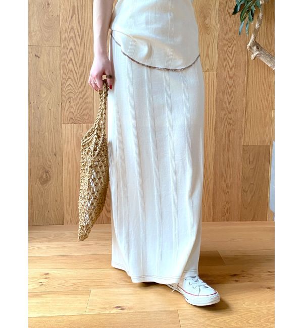 Ungrid「Miller別注 カラーステッチストレートスカート」|スカート|