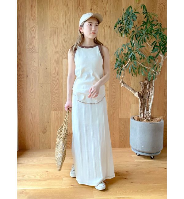 Ungrid「Miller別注 カラーステッチストレートスカート」|スカート|