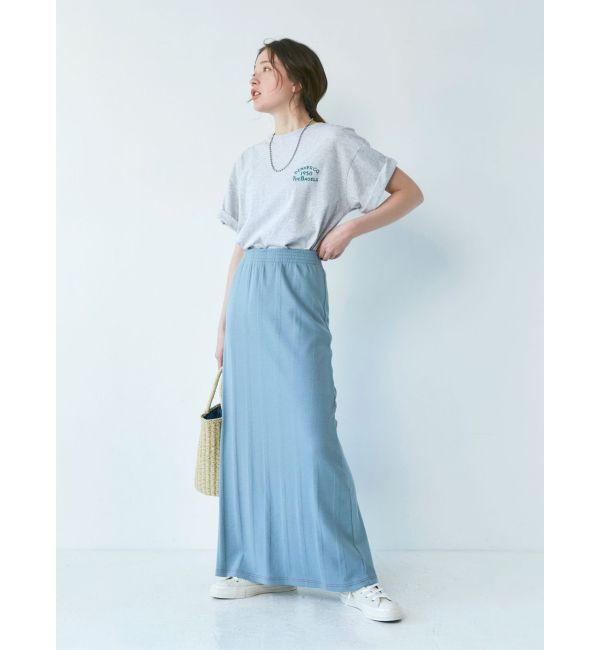 Ungrid「Miller別注 カラーステッチストレートスカート」|スカート|