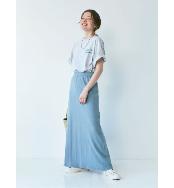 Ungrid「Miller別注 カラーステッチストレートスカート」|スカート|