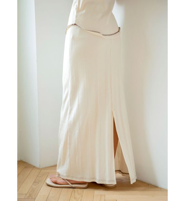 Ungrid「Miller別注 カラーステッチストレートスカート」|スカート|