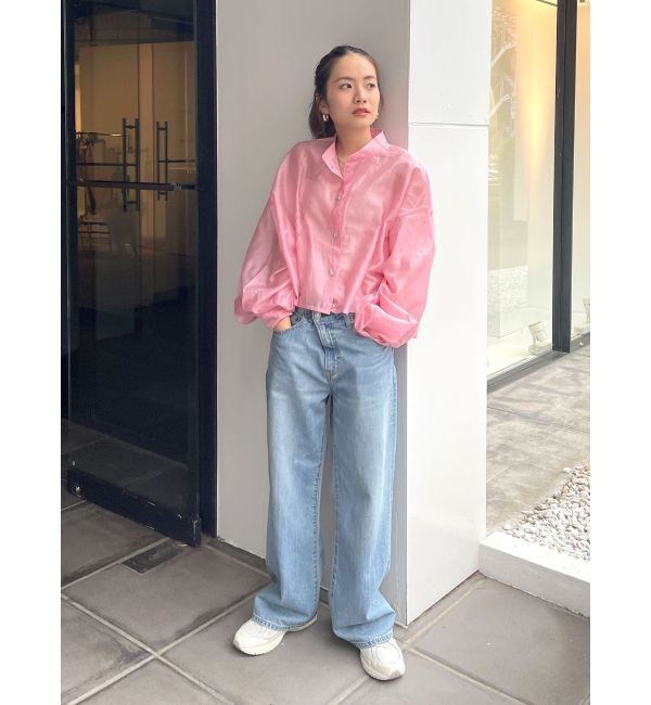 Ungrid「【WEB限定】シアーショートシャツ」|シャツ・ブラウス|