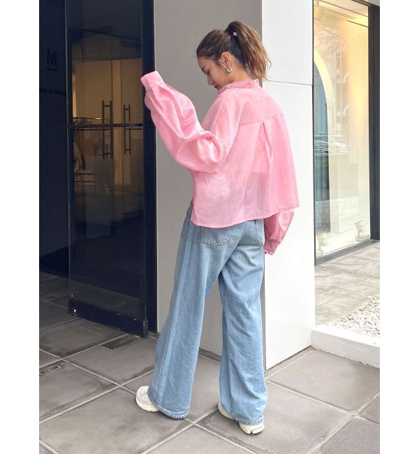 Ungrid「【WEB限定】シアーショートシャツ」|シャツ・ブラウス|