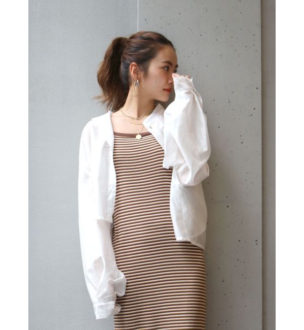 Ungrid「【WEB限定】シアーショートシャツ」|シャツ・ブラウス|