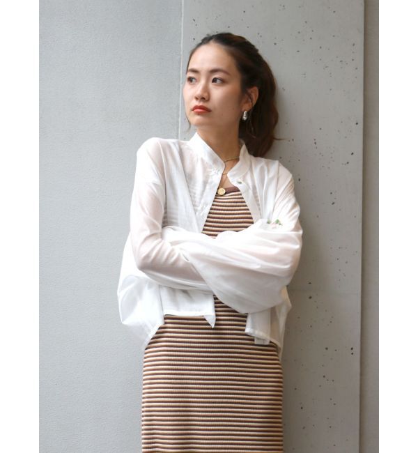 Ungrid「【WEB限定】シアーショートシャツ」|シャツ・ブラウス|