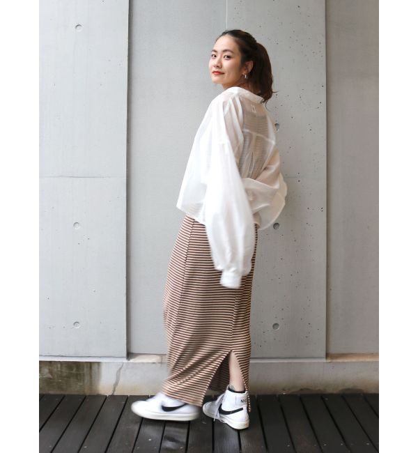 Ungrid「【WEB限定】シアーショートシャツ」|シャツ・ブラウス|