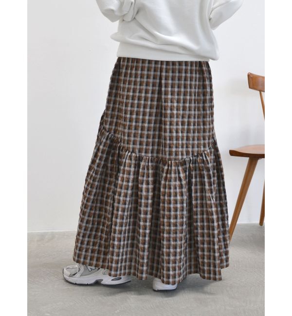 Ungrid「ギャザーデザインスカート」|スカート|