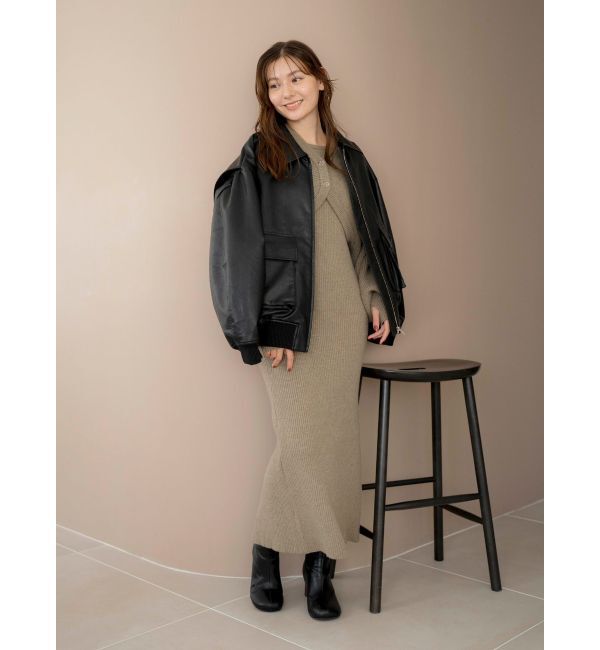 Ungrid「ボレロセットニットワンピース」|ワンピース|