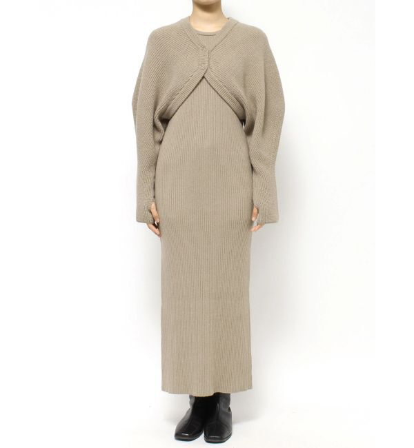 Ungrid「ボレロセットニットワンピース」|ワンピース|