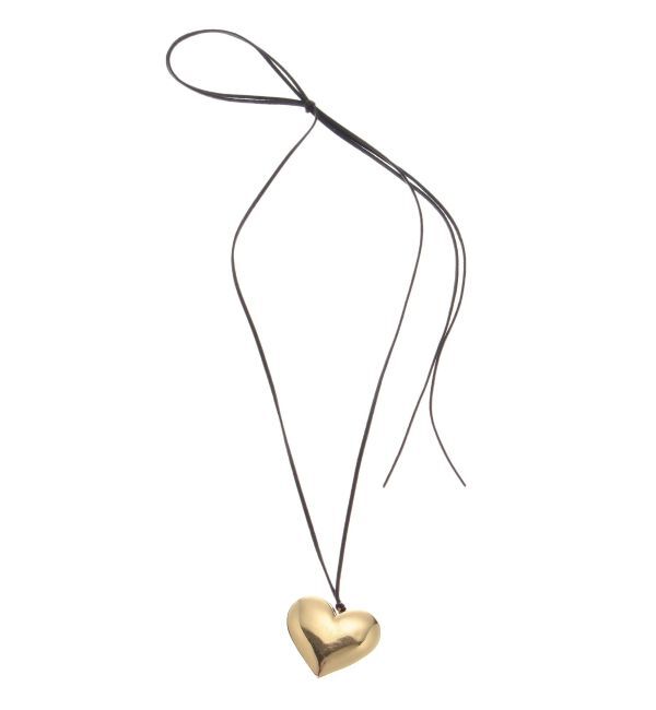 Ungrid「ハートモチーフストリングネックレス」|ネックレス|
