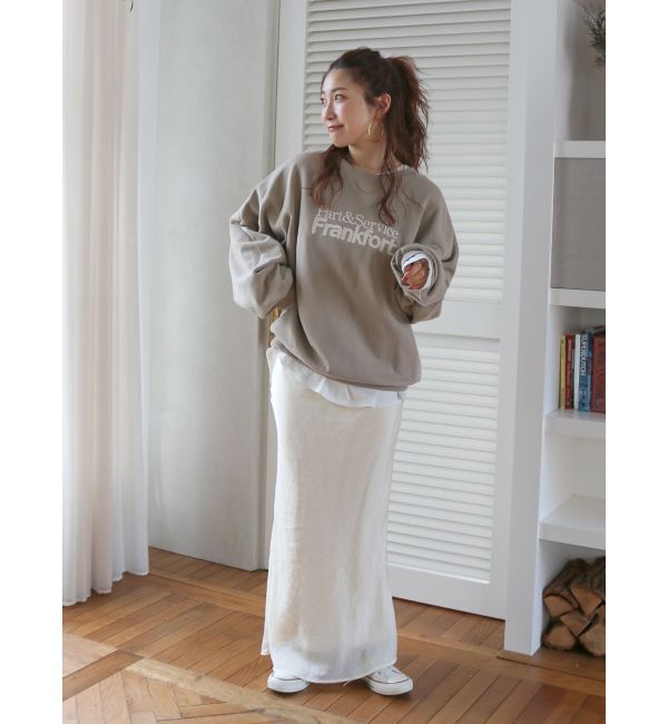 Ungrid「フィットサテンスカート」|スカート|