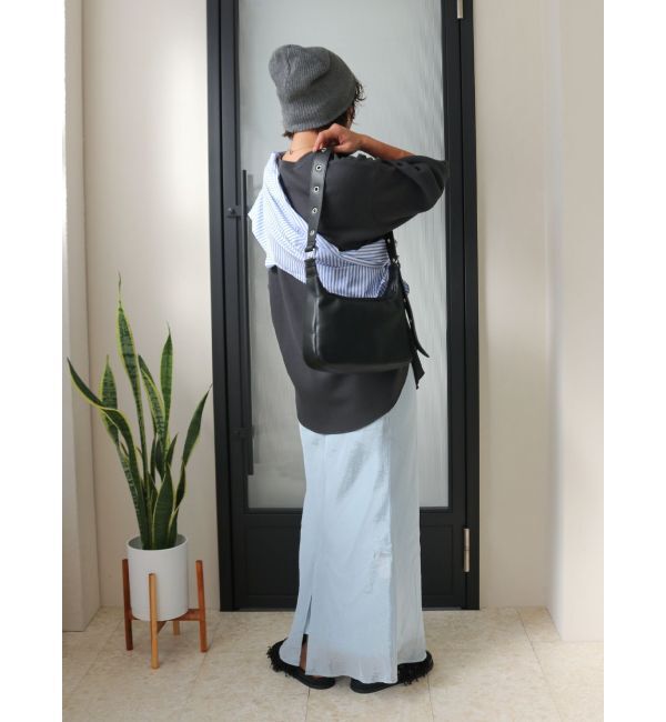 Ungrid「フィットサテンスカート」|スカート|