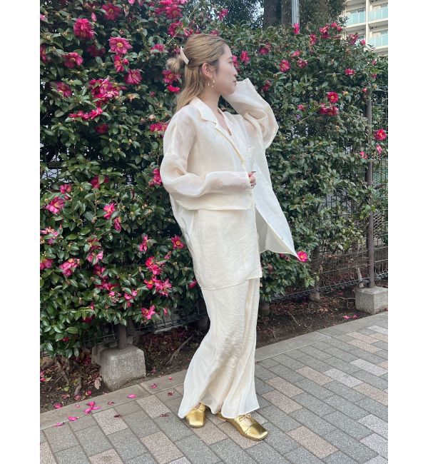 Ungrid「フィットサテンスカート」|スカート|