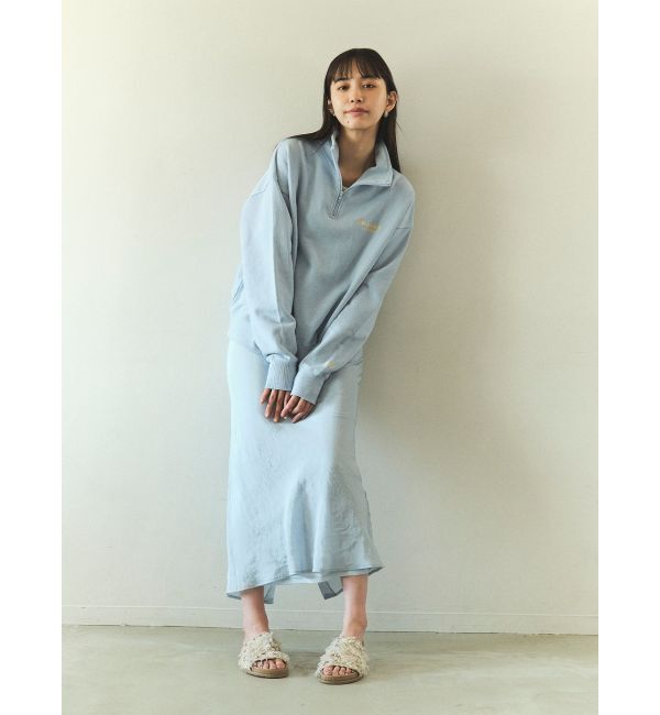 Ungrid「フィットサテンスカート」|スカート|