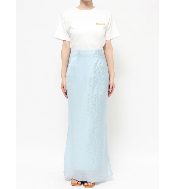 Ungrid「フィットサテンスカート」|スカート|