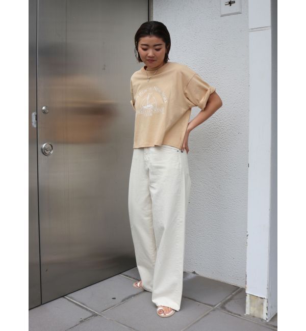 Ungrid「RUSSELL別注 ロゴTee」|Tシャツ・カットソー|