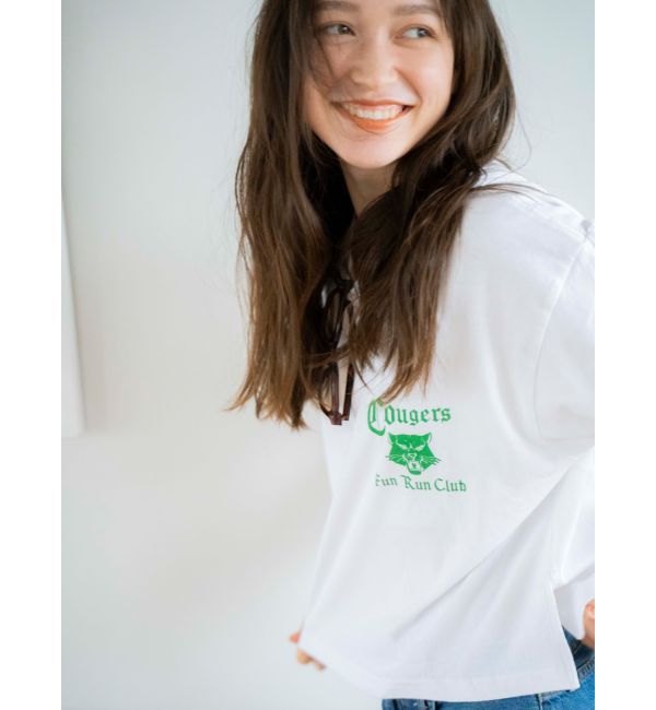 Ungrid「RUSSELL別注 ロゴTee」|Tシャツ・カットソー|