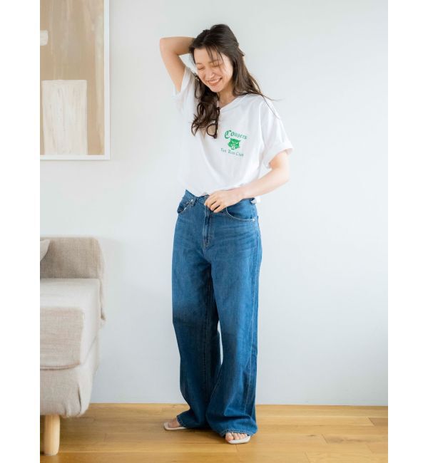 Ungrid「RUSSELL別注 ロゴTee」|Tシャツ・カットソー|