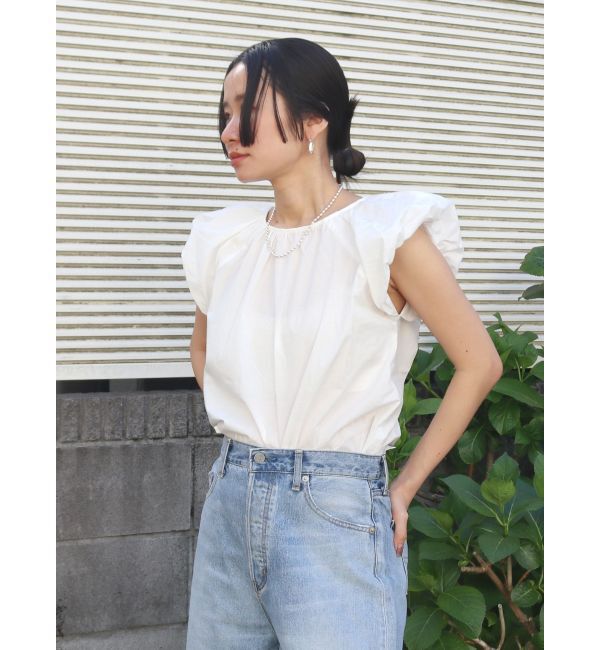 Ungrid「フロントギャザーブラウス」|シャツ・ブラウス|