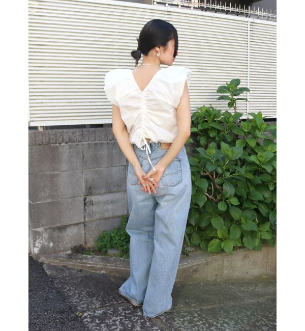 Ungrid「フロントギャザーブラウス」|シャツ・ブラウス|