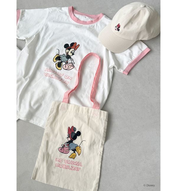 Ungrid「【ミニーマウス】トラベルトートバッグ」|トートバッグ|ピンク