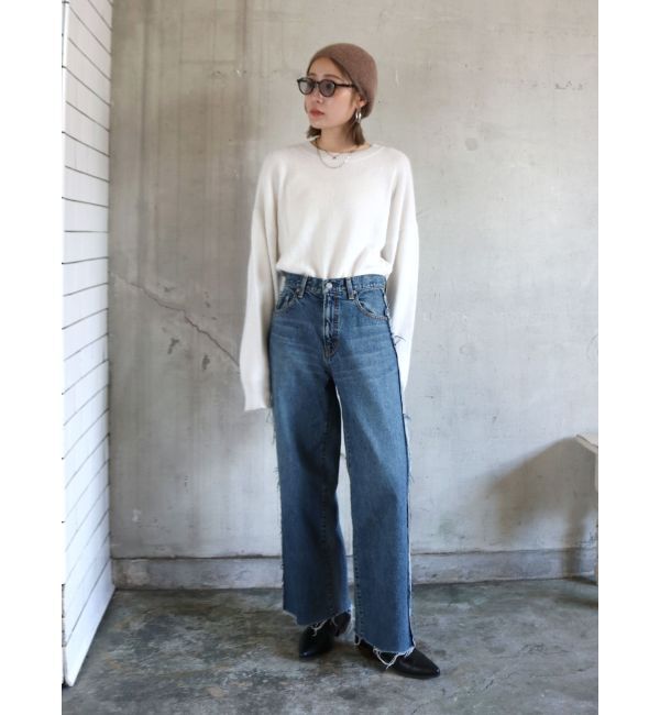 Ungrid「ラクーン混ルーズニット」|ニット・セーター|