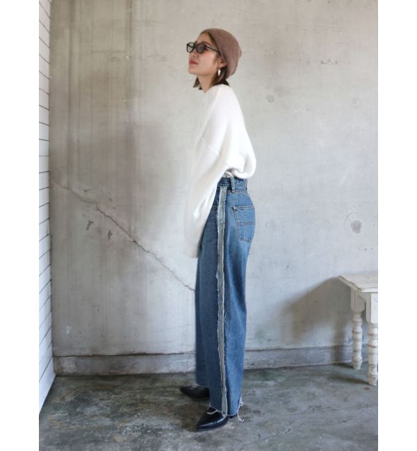 Ungrid「ラクーン混ルーズニット」|ニット・セーター|