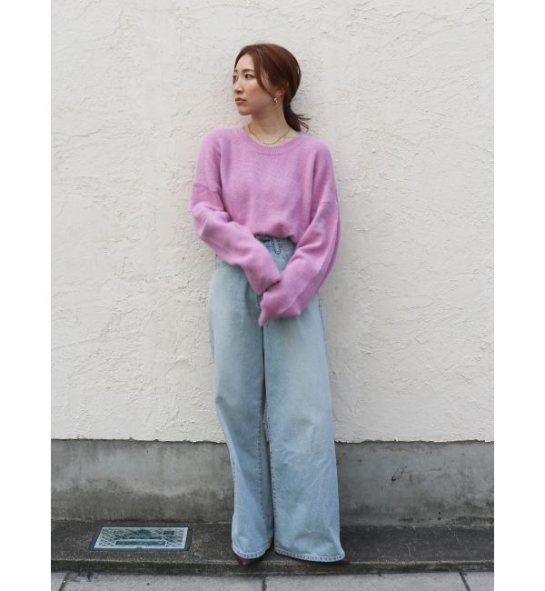 Ungrid「ラクーン混ルーズニット」|ニット・セーター|