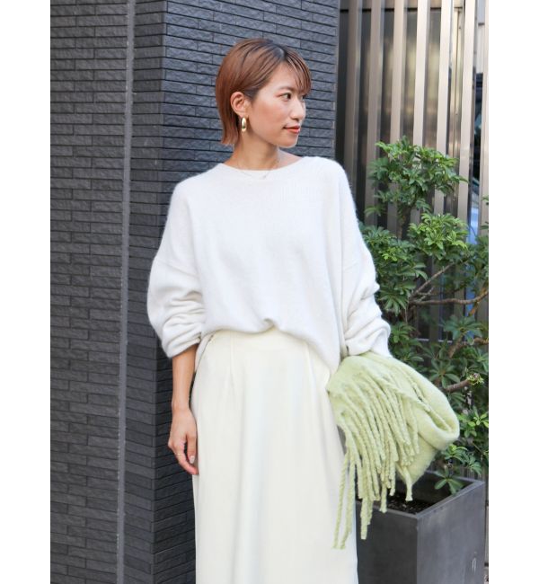 Ungrid「ラクーン混ルーズニット」|ニット・セーター|