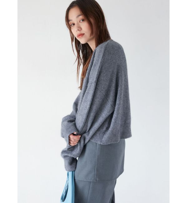 Ungrid「ラクーン混ルーズニット」|ニット・セーター|