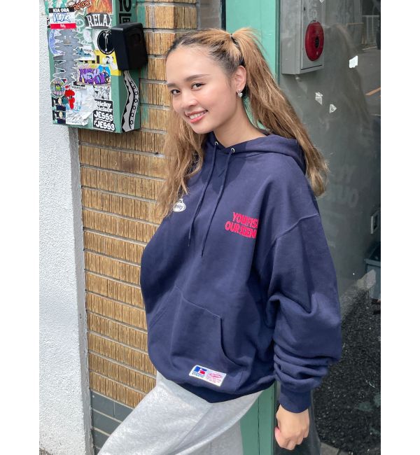 Ungrid「Russell Berkley別注 マルチロゴパーカー」|パーカー|