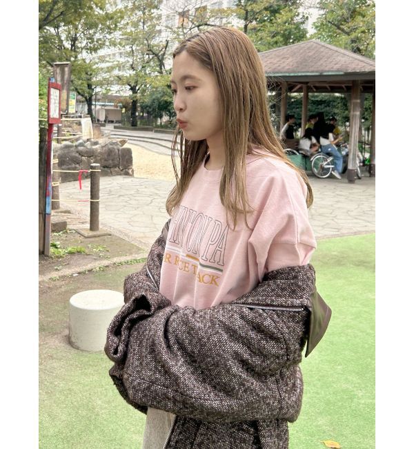 Ungrid「ジップデザインツイードブルゾン」|ブルゾン・スタジャン|