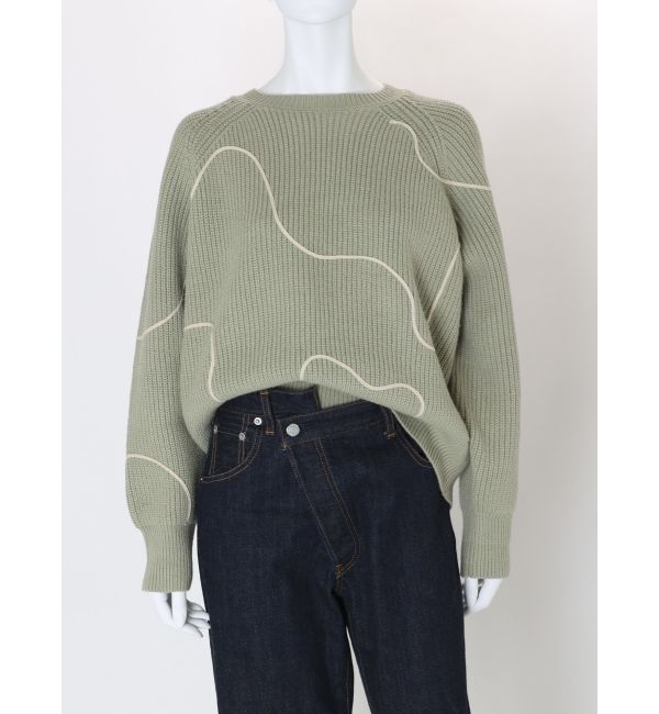 Ungrid「テープデザインルーズニット」|ニット・セーター|