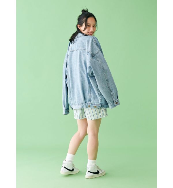 Ungrid「【WEB限定】ストライプラフハーフパンツ」|その他|