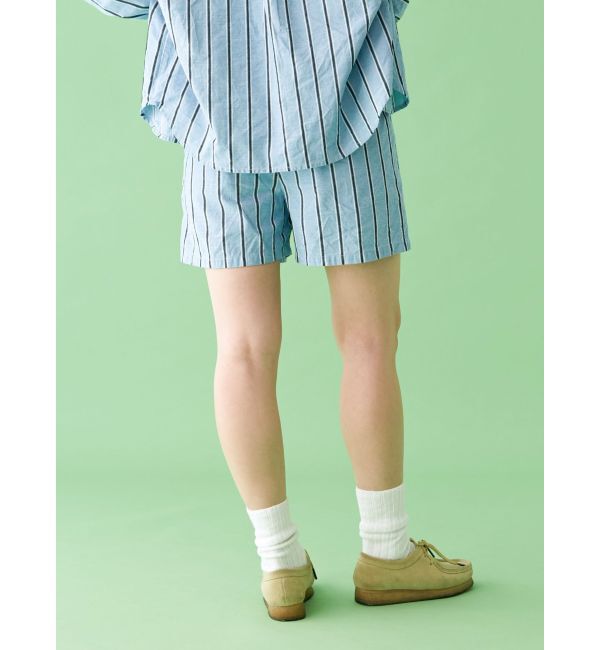 Ungrid「【WEB限定】ストライプラフハーフパンツ」|その他|