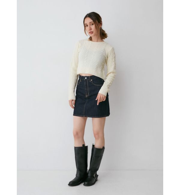 Ungrid「デニムミニスカート」|スカート|