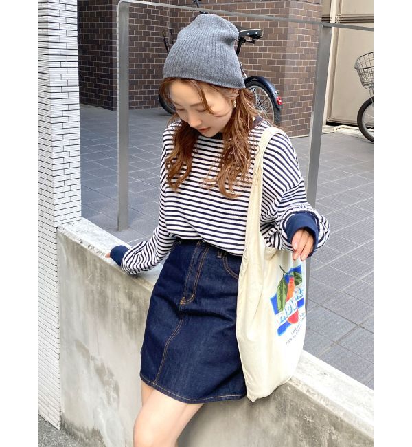 Ungrid「デニムミニスカート」|スカート|インディゴ