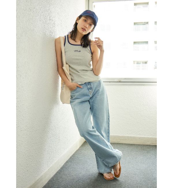 Ungrid「【WEB限定】ハイウエストフレアデニム」|デニム|