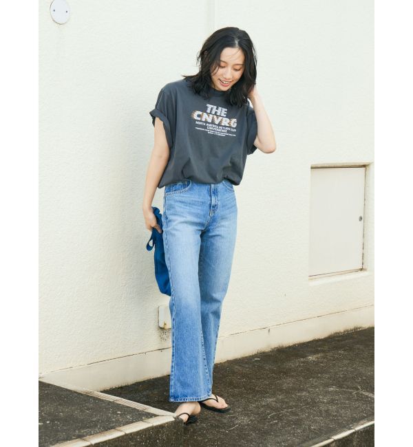 Ungrid「【WEB限定】ハイウエストフレアデニム」|デニム|