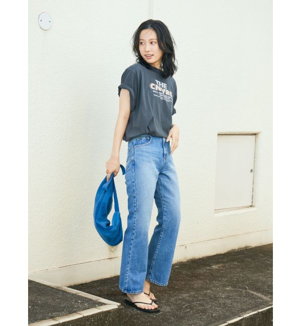 Ungrid「【WEB限定】ハイウエストフレアデニム」|デニム|