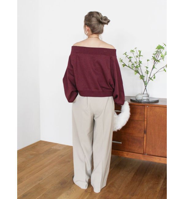 Ungrid「ウエストリメイクタックカーブパンツ」|その他|