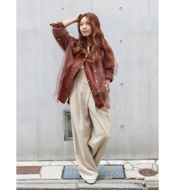 Ungrid「ウエストリメイクタックカーブパンツ」|その他|